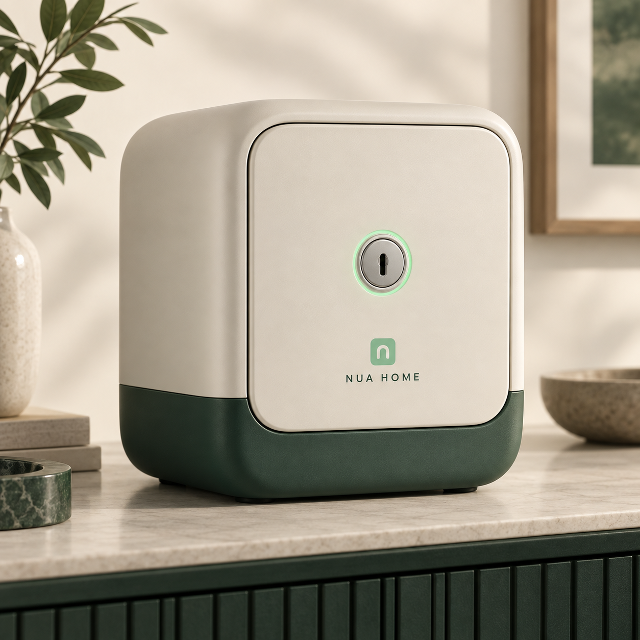Nua Home Hub Safe in the selected finish