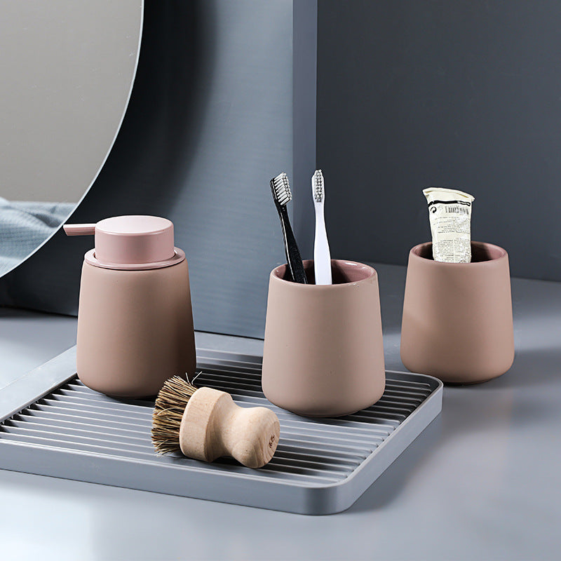 Nua Home | Elegant Ceramic Soap Dispenser