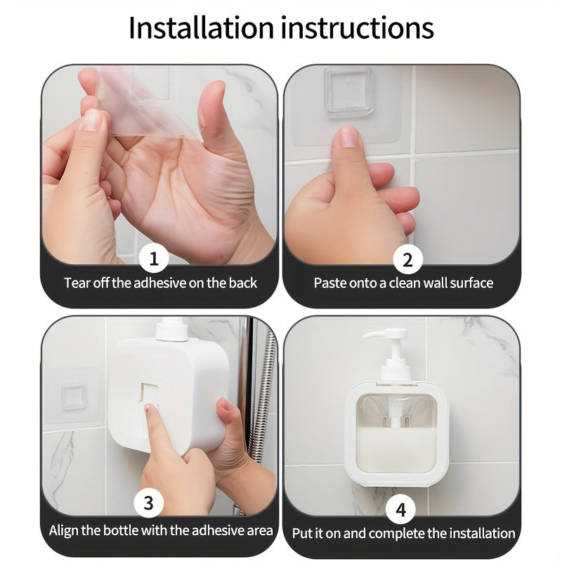 Nua Home Wall-Mounted Soap Dispenser – No Drilling Needed