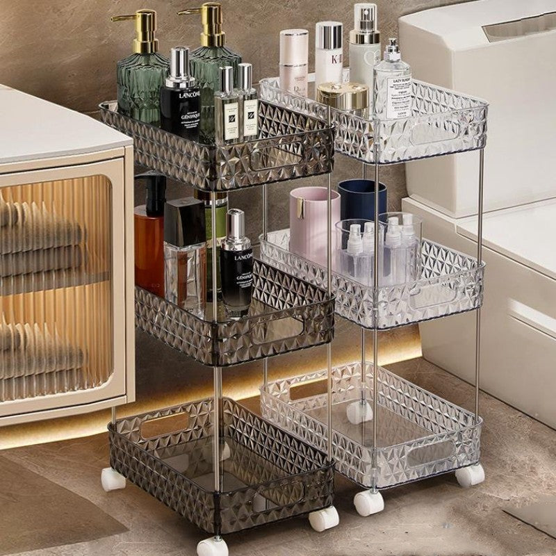 Nua Home | Rolling bathroom storage organizer rack