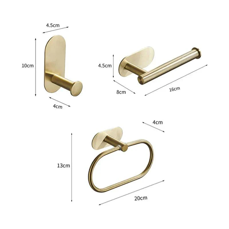 Nua Home DazzleSet – Elegant Stainless Steel Bathroom Accessories