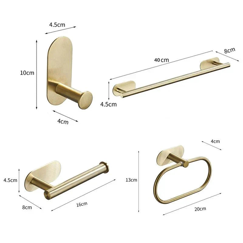 Nua Home DazzleSet – Elegant Stainless Steel Bathroom Accessories